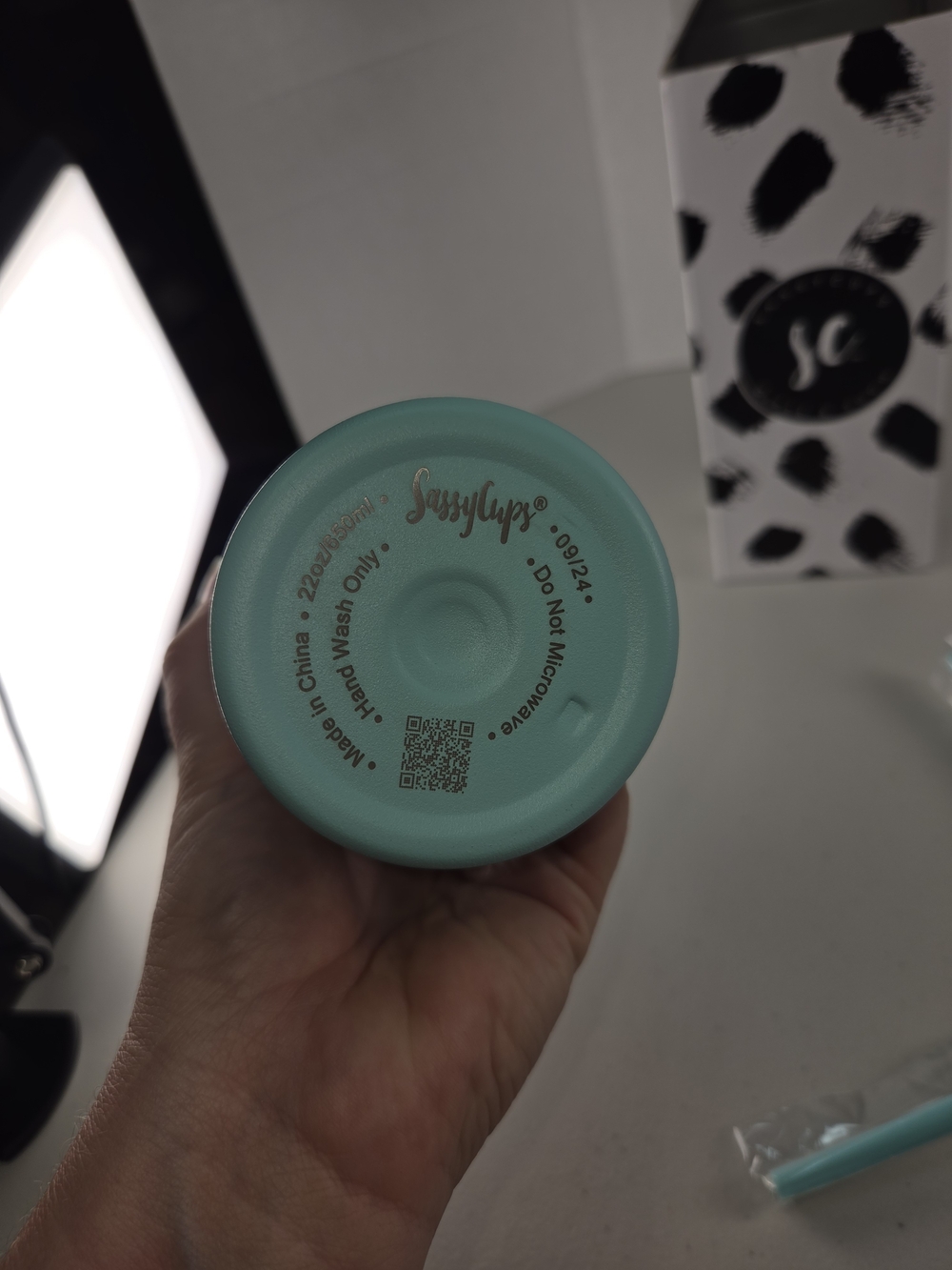 Brand New In Box Best Mom Ever Mint Travel Tumbler - Picture 6 of 9